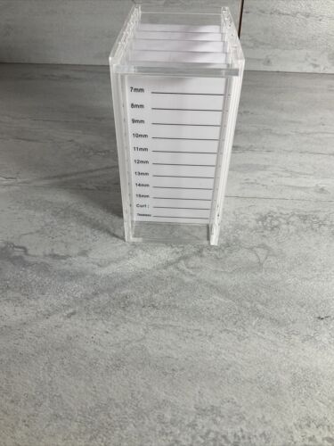 5 Layer Clear Acrylic False Eyelash Case Lash Display Organizer Grafting Eyelash (6922809606327)